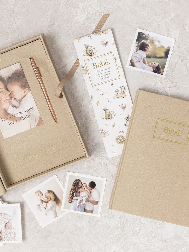 Bebe Baby Book with Keepsake Box and Pen